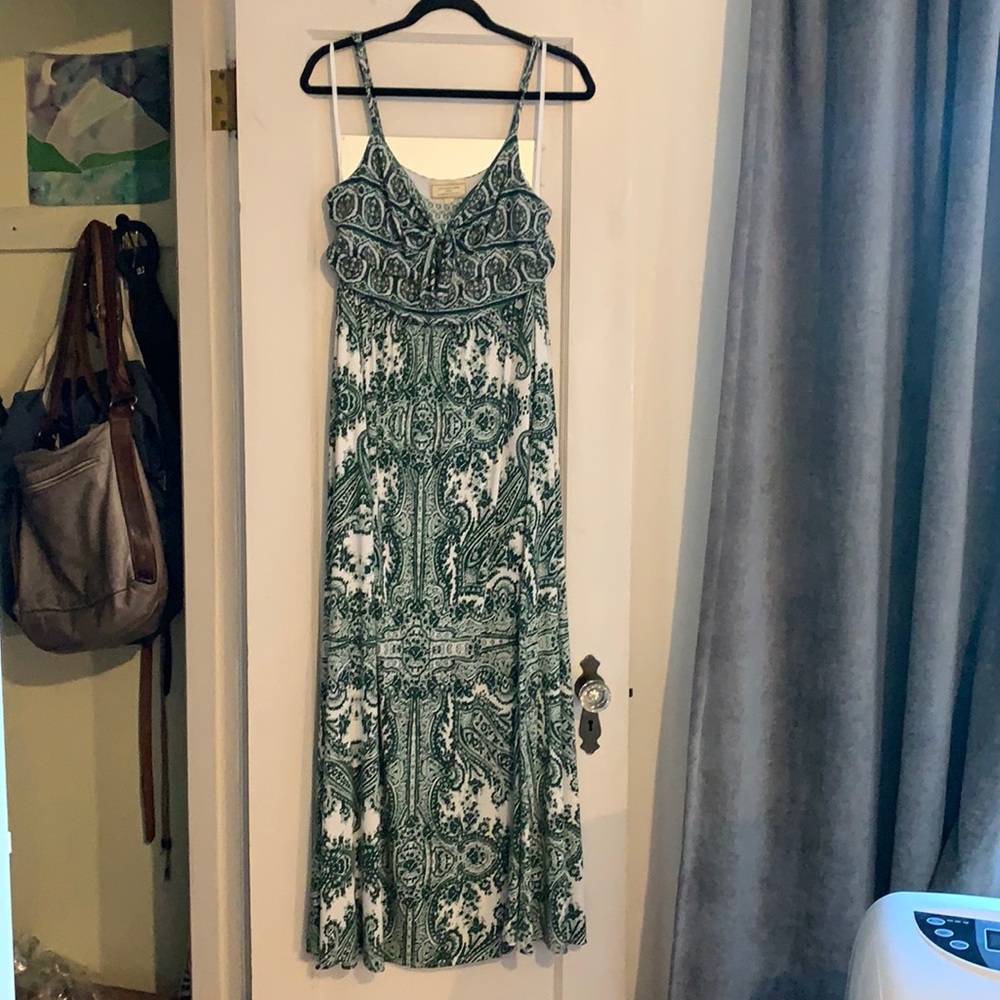 Green summer dress